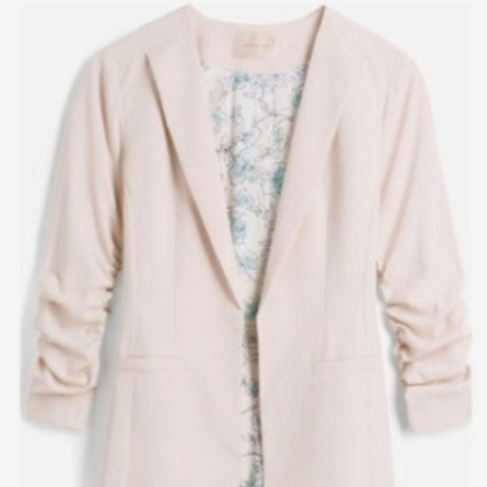 Skies Are Blue Blazer NWT - XL, Whisper Blush
